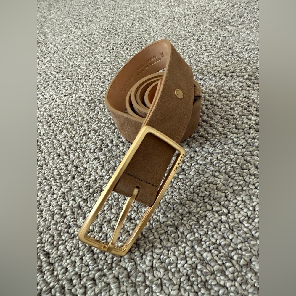 Rag & Bone Natural Leather Belt